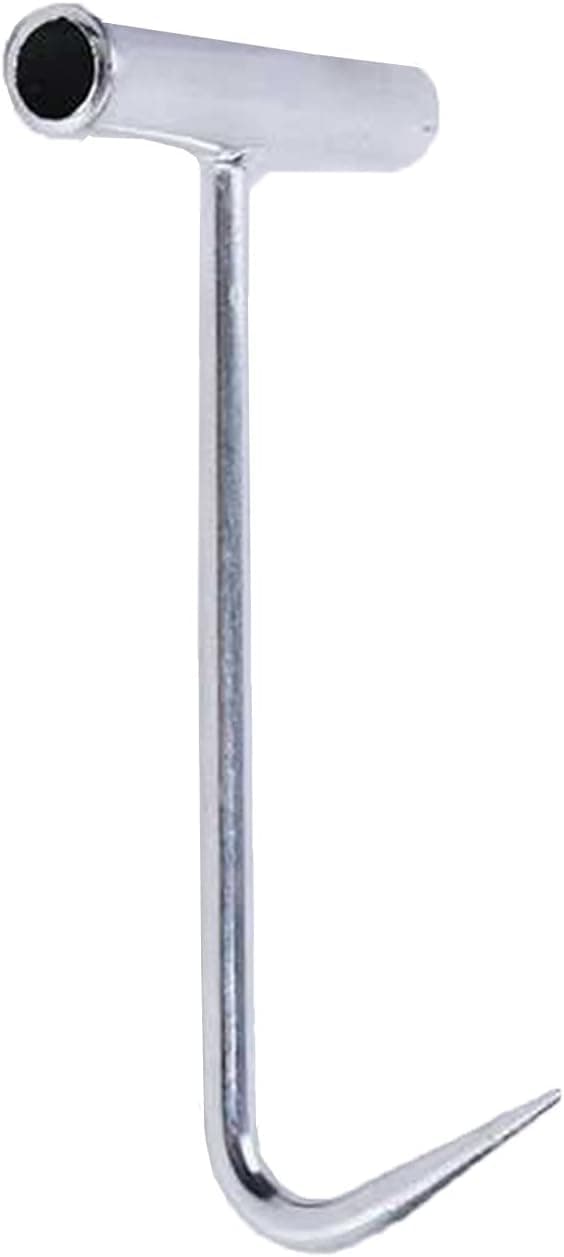 Stainless Steel T-Hook for Meat Drying and Door Pulling - Compatible with Butcher Tools (17x11cm)[JUN]
