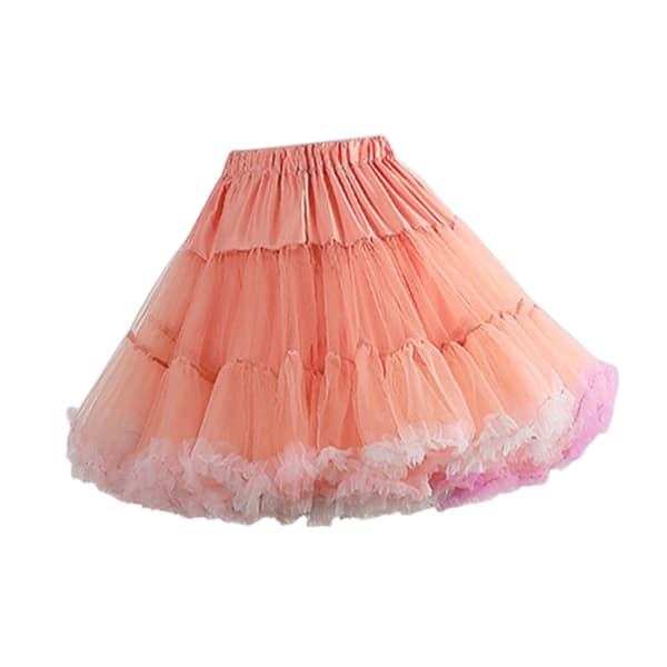 Dame underkjole i tyl chiffon krinoline til kjole