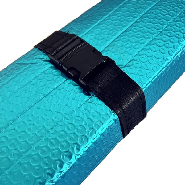 Bilsolskjerm, solskjerm for bilfrontrute UV-beskyttelse og varmereflektor 145*69cm (Blå)