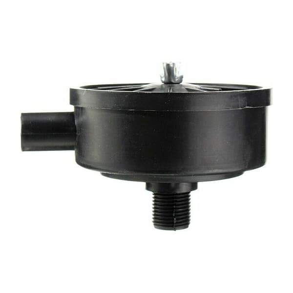 Ilmansuodatin hiljaiselle ilmakompressorille, 20 mm uros, musta väri