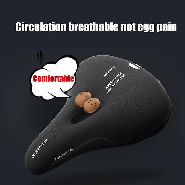 PROMEND Bicycle Saddle Comfortable Hollow Thick Mountain Bike Saddle SD-592 Not specified Inte angivet