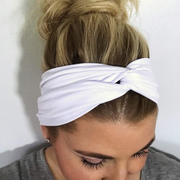 4 Stykker Hårbånd til Kvinder Blomster Antikke Elastiske Hårbånd Kryds