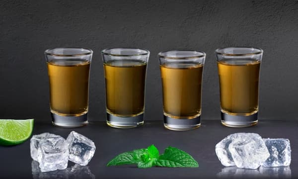 Shotglas / snapseglas / shooterglas - 45ml 4-pak