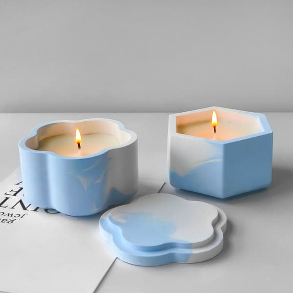 Round Silicone Mold for Storage Box with Lid - J-272
