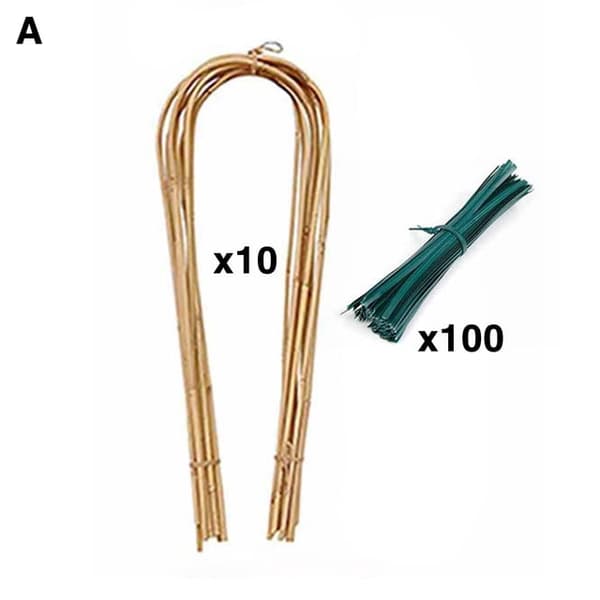 10 pcs/set U-shaped Plant Support Flexible Strong Handmade Trellis