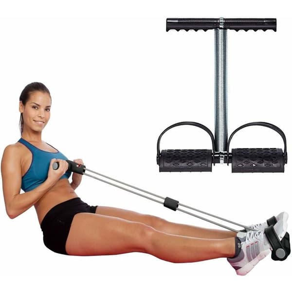Home Sit-Up Training Pedal (Black Standard Version [Single Spring])