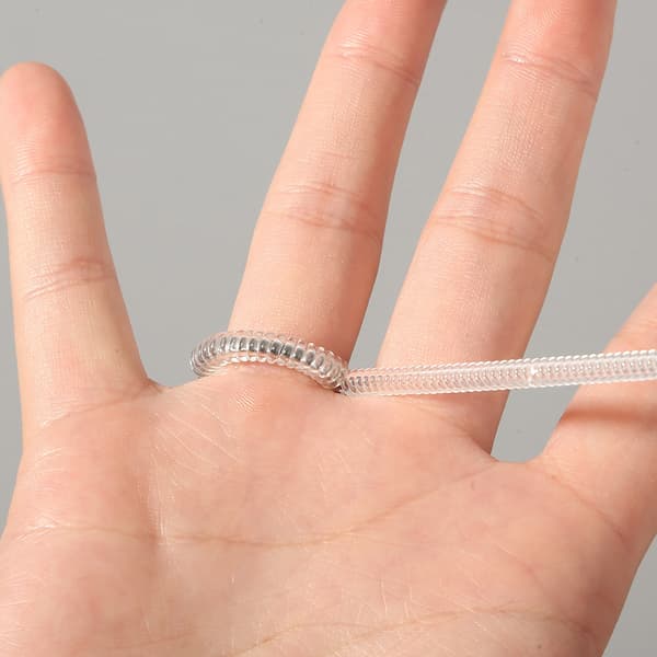 Cuttable Ring Adjusters - Reduce Ring Size 2-pack Transpa
