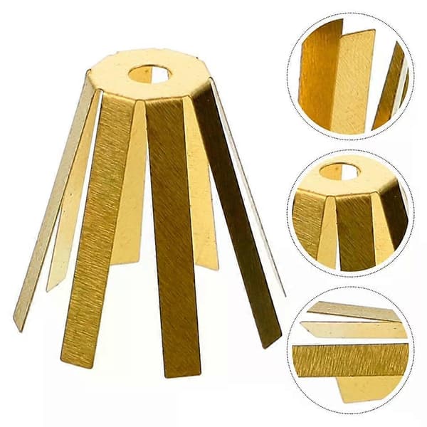 Golf messingadaptershims, 10 stk. forlengbare skaft for juniorgolfere
