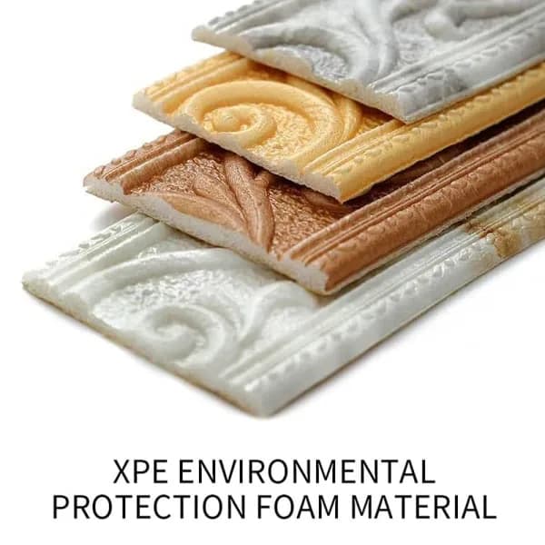 【PP】CDQ Wallpaper Border 3D Waterproof Wall Trim Line (White, 230×6 cm)
