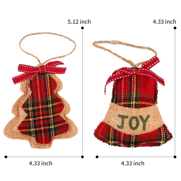 8 Pieces Christmas Tree Ornaments Hanging Ball Decorations Stocking Tree