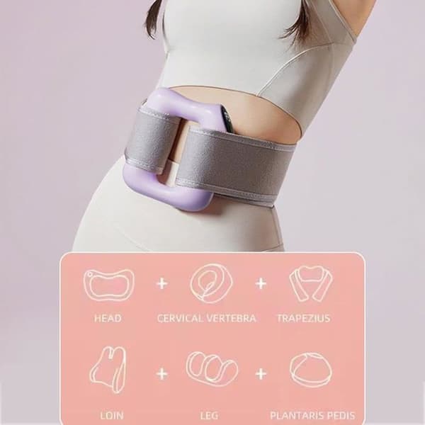 Multifunktionel helkropsmassager, fedtforbrænder, anti-cellulite massageapparat, blå, enhed