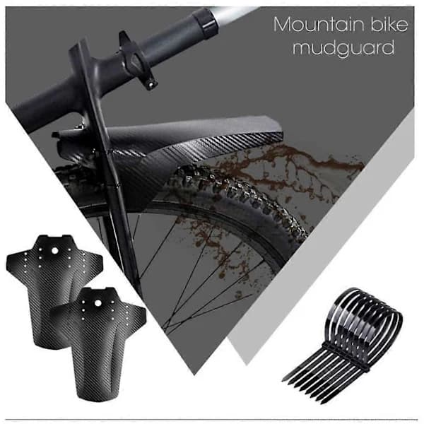 (pow yeah!) 1 Set Mountain Bike Mudguard Front and Rear Practical Bicycle Fender