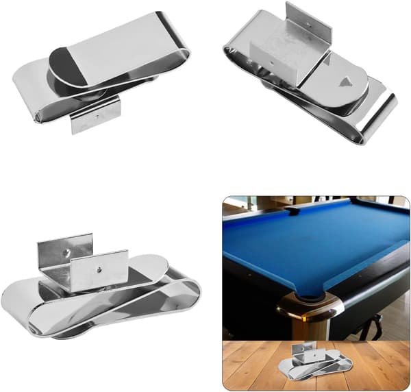 Magnetisk base og nem fastgørelse til bælter eller lommer Kridtholder i rustfrit stål med elastisk klips