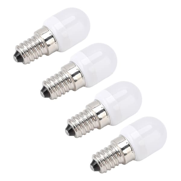 10 stk E14 LED-pære i rustfrit stål, 1,5 W, 220 V, hvid, til lysekrone, loft, skab, væg, bordlamper