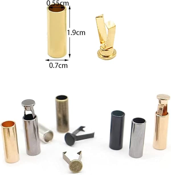 50 Sett 5 Farger Skolisse Topper Legering Skolissehode for DIY Sko