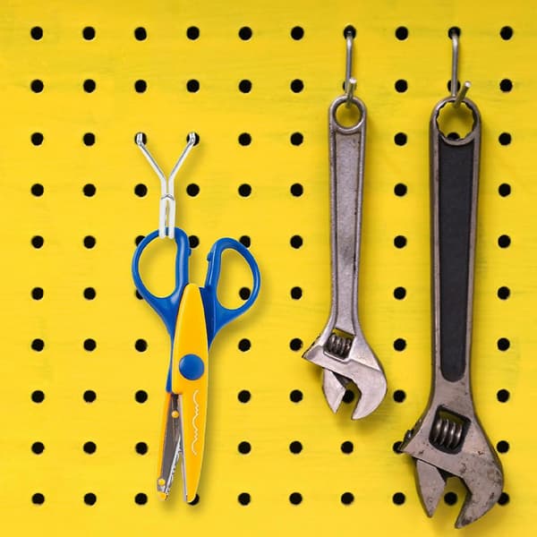 15 st Pegboard-krokar Metall Pegboard Board Krokar Hem Garage Butik