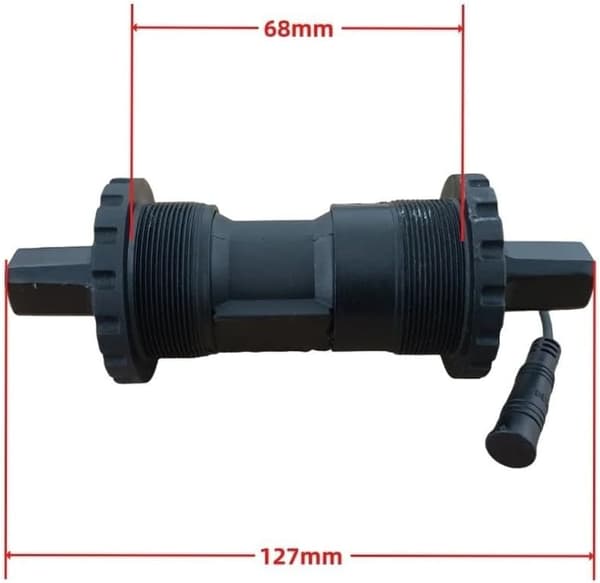 PAS-sensor E-cykel motorassistance, 6-benet UART-interface, krankboks til metal ABS, spænding 4,5V-5,5V, kompatibel