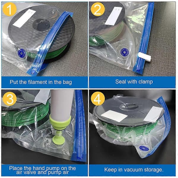 Reusable Vacuum Storage Bags Compress and Remove Air to Prevent Moisture, set_tfrf
