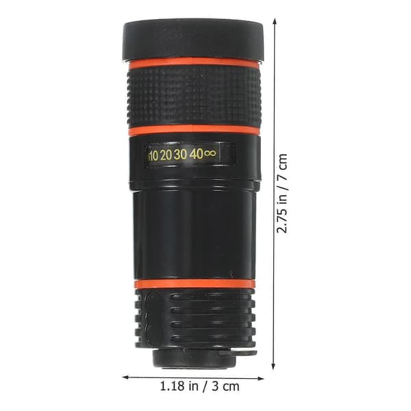 1 set Telescope Mobile Phone Lens 8X Monocular Smartphone Camera Lens