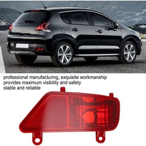 Baglygte til Peugeot 3008 og 5008 (2009-2016), Reservedele (venstre)