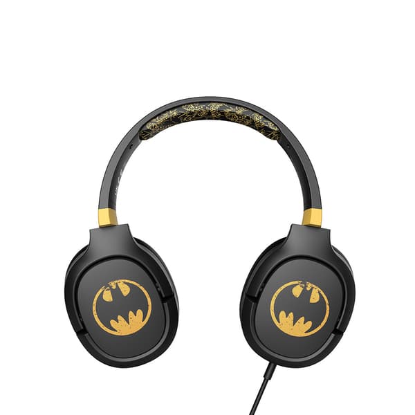 Gaming-headset, Over-Ear, Bom-mikrofon Svart, Guld
