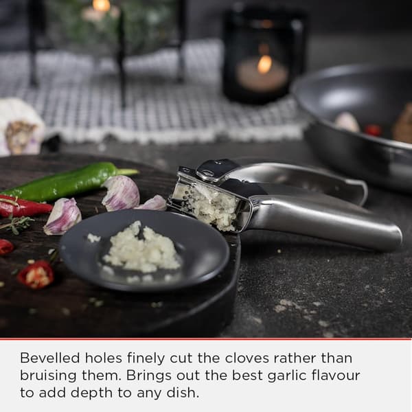 Garlic Press, Stainless Steel Garlic Press. Dishwasher Safe Garlic Press. Durable Garlic Chopper.