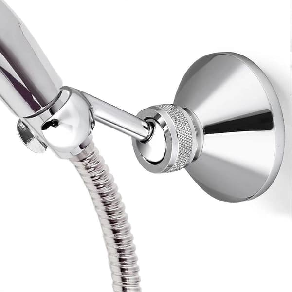 Krombelagt Justerbar Dusjhodeholder for Standard Dusjslange