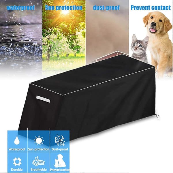 Waterproof Covers for Exercise Bench, Sit-Up Board Protector, Heavy Duty Dustproof Cover for Workout Bench, Adjustable Drawstring, Vent (FMY)