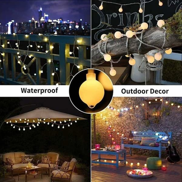 20M 150 LED Spherical String Lights 8 Modes with Remote Control for Indoor and Outdoor Decoration YYV