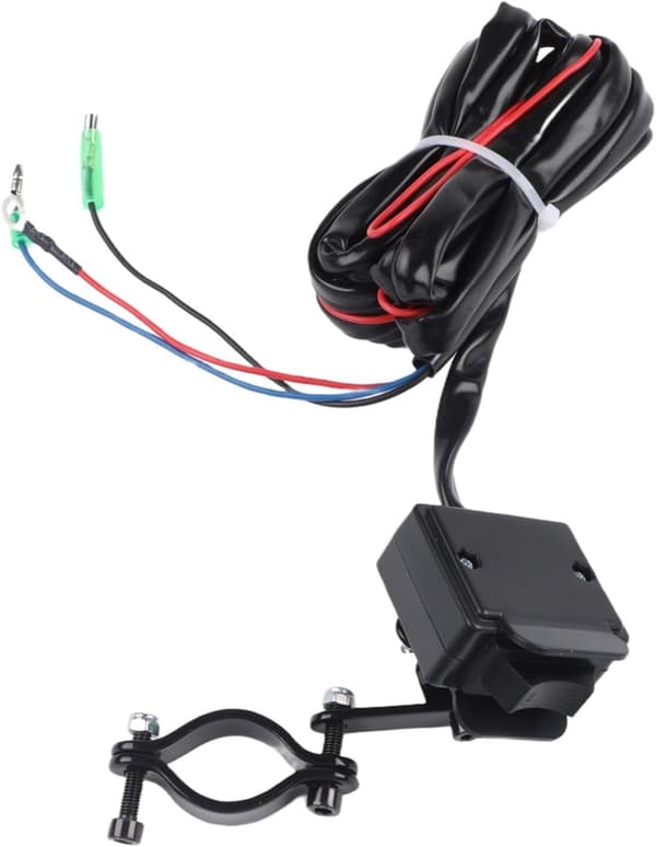 Vippmonteringsfäste, 12V vinschkontrollbrytare med manual för fordon
