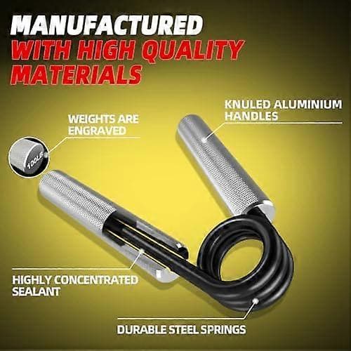 6-pack Metal Hand Grips (100-350 lbs) - Forearm and Grip Strength Trainer