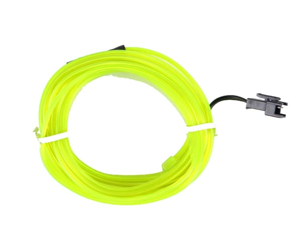 Glowstrip 100cm Lime antaa miellyttävän hehkuvan neon-efektin Lemon/Lime Lemon/Lime