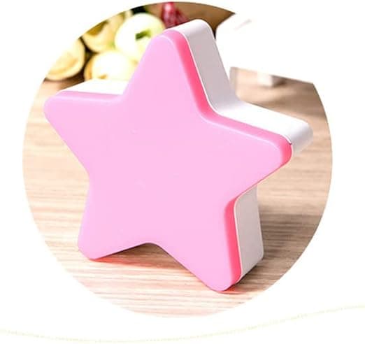 (Pink) Starry Night Light, Energy Saving LED Night Light for Kids, Plug-in Night Light, Light Sensor Night Light, Smart Night Light, Hallway Light