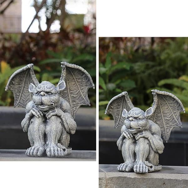 Gargoyle-statue - Havevogterskulptur - Figur - Gotisk indendørs