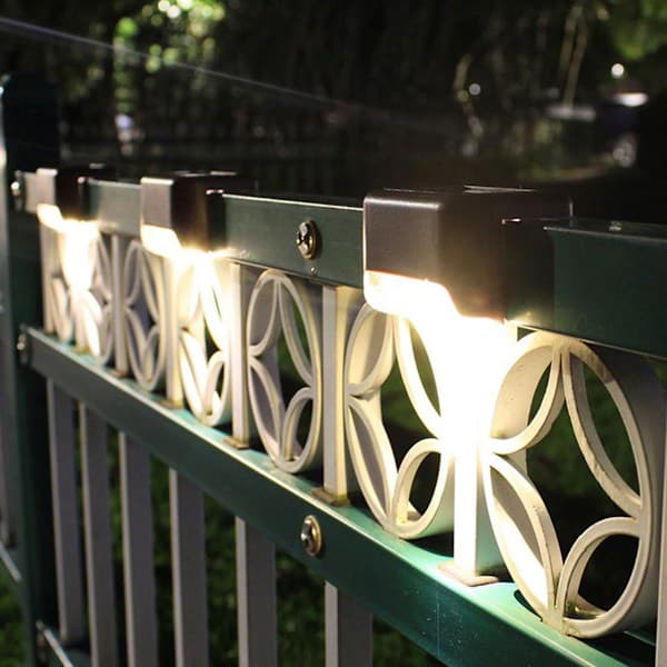 {hw} 12-pack Solar Lights Outdoor, Waterproof Solar Powered Pathway Lights Auto On/Off