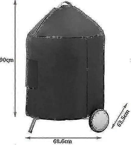 Premium Vandtæt Grillovertræk til 57 cm Weber Kuglegrill & Sunlifer Kulgrill [JUN]