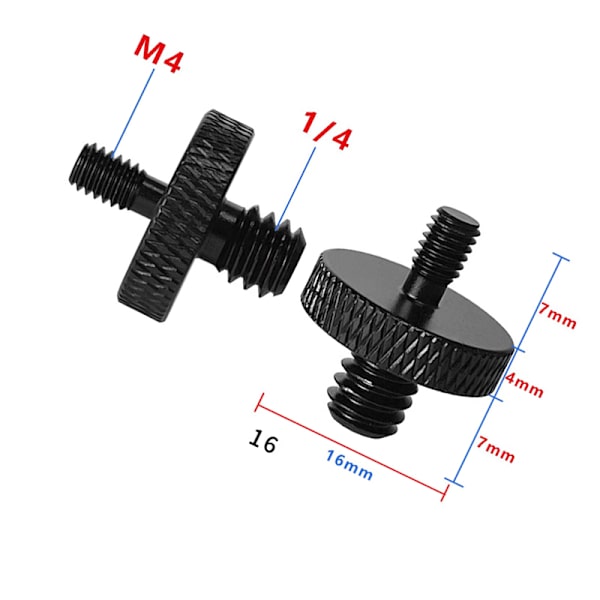 Tripod Thread Adapter 1/4\" to M10 - 5-pack M4
