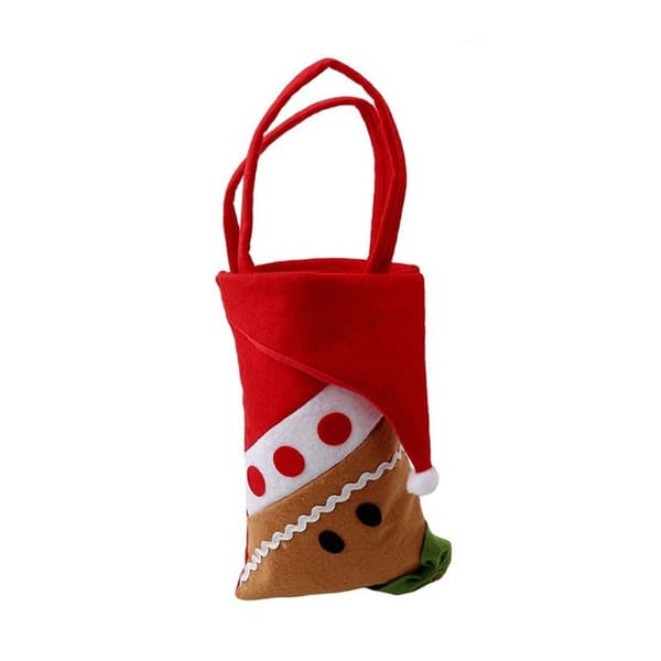 God Jul Presentpåsar, Juläpple Godis Snacksäckväv