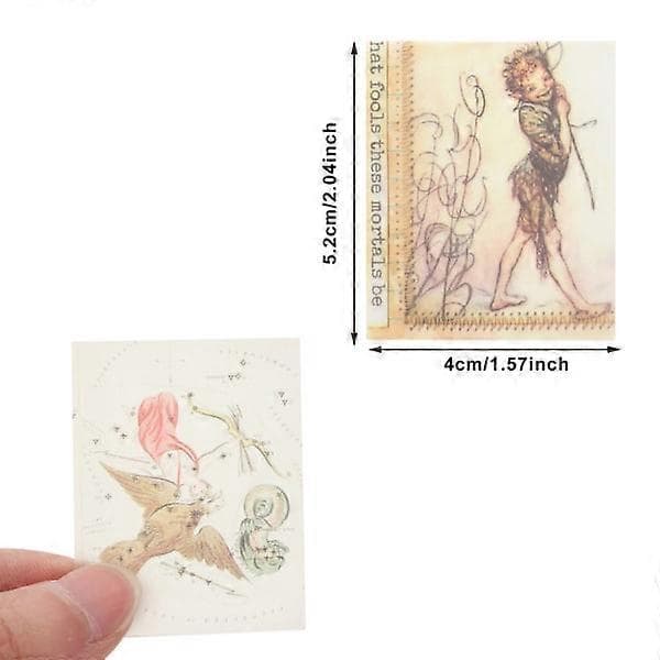 366 stk Vintage Scrapbooking DIY Materiale Papirudsmykning