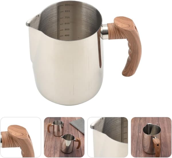 Stainless Steel Melting Pot with Scale, Thickened Pouring Cup for Handmade DIY Candle Making