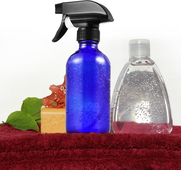 2 kpl 230 ml lasinen suihkepullo kosmeettisille voiteille ja puutarhanhoitoon