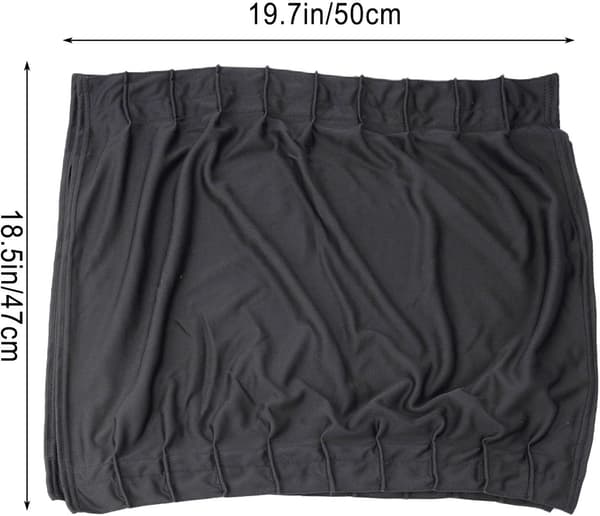 Side Solskjermingsgardiner Netting Diffusjon Varmereduksjon og 2 stk Bilvindu med Polyester for Dagslys Avskjerming