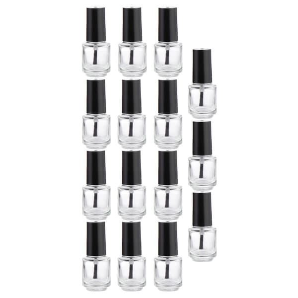 25 stk. tomme neglelakbeholdere 5 ml glassæt