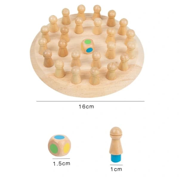 Minnesmatch Stick Schackspel Matematikleksak