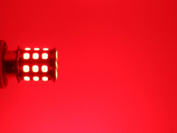 Ba15s Röd p21w 1156 LED med 33st 2835smd 2-pack bromsljus Röd red