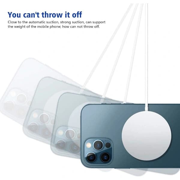 Magnetisk trådløs lader kompatibel med iPhone- og Samsung-telefoner [JUN]