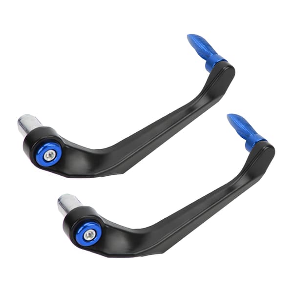 2 PCS Motorcycle Handlebar Guards Aluminum Alloy Brake Clutch Protector for Mountain Bikes Blue