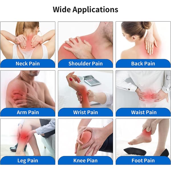 Portable Electric Neck Massager Automatic Massage Booster Trendy Pocket Massager Charging Case 6 Modes Rechargeable Electronic