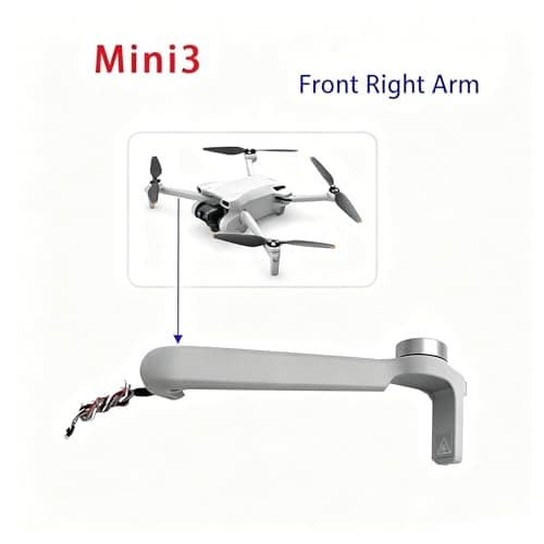 Mini 3 motorarm, kompatibel med original motorarm for DJI Mini 3, reservedel til drone (foran høyre) Front Right Arm