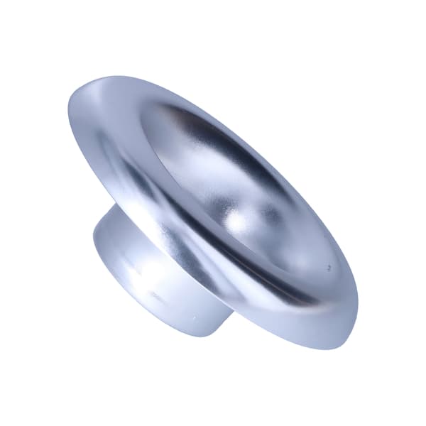 4 tommer kaldluftinntak Turbo Horn Velocity Stack Adapter Dekorasjon CNC Aluminium Biltilbehør Sølv